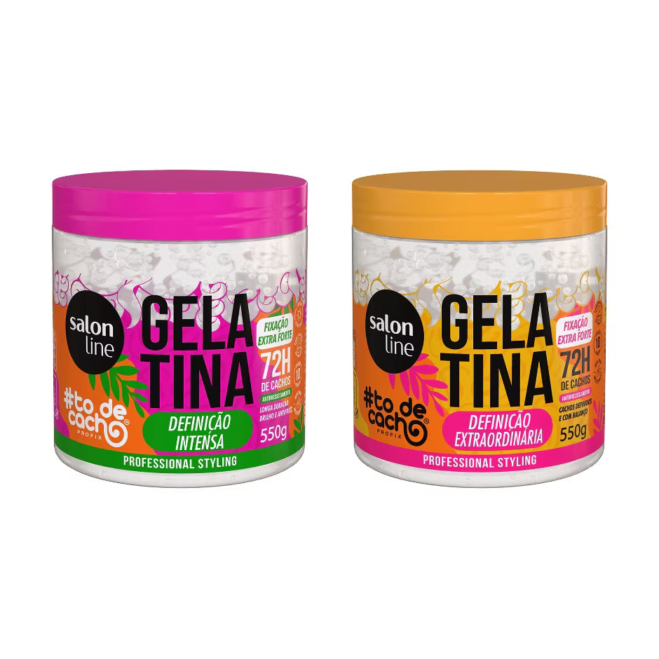 Kit Gelatina em Dobro Definição Extraordinária e Intensa #todecacho